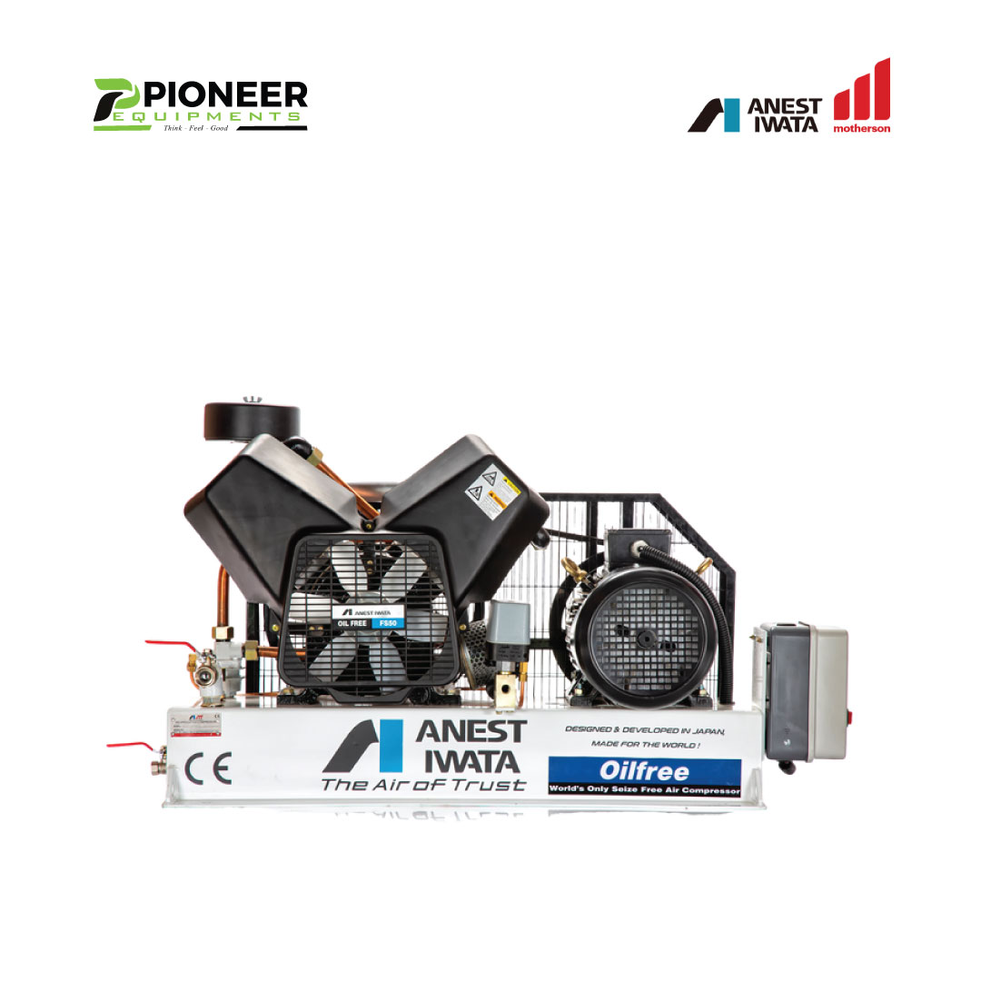 Single Stage Oil Free Compressor Base Mounted - Pioneer Equipments